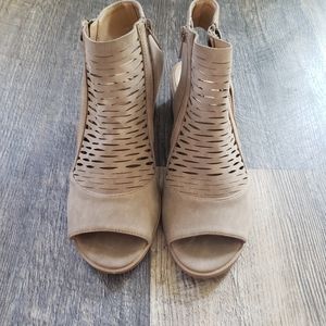 Diba Peep Toe Bootie Sandals, 6.5